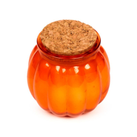 Geurkaars in glazen pompoen pumpkin spice