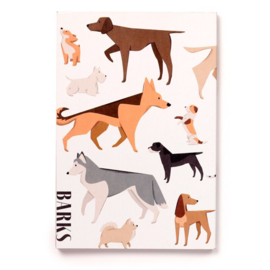 A5 notitieboek honden barks