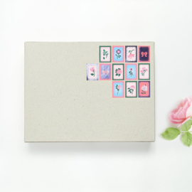 Rico Design post stickers op rol La Vie en Rose