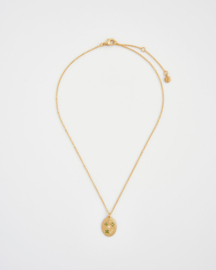 Fable England four leaf clover & pearl ketting