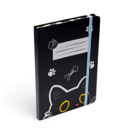 Notitieboek Lucky the black cat