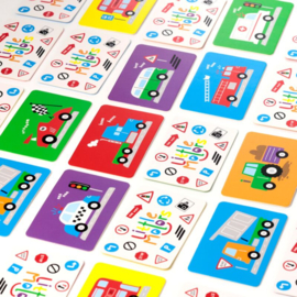 Voertuigen memory spel
