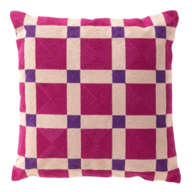 Kussen Blocks deep lavender purple