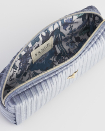 Fable England blue corduroy pencil case
