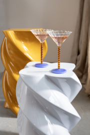 &Klevering pillar bijzettafel marshmallow concrete