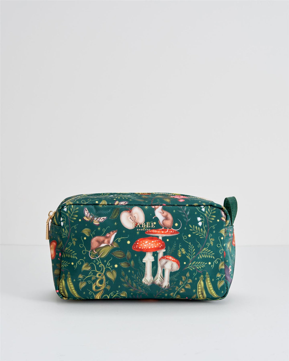 Fable England Into the Woods cosmetic travel pouch