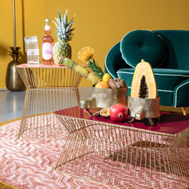Bold Monkey No Offence side table old pink