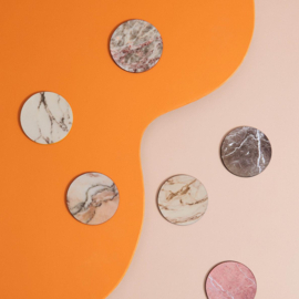 &Klevering coaster marble onderzetters