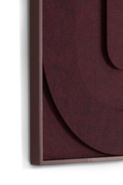 Coco Maison Jace schilderij bordeaux