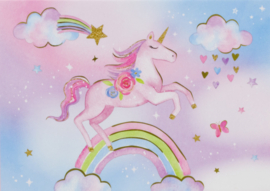 Muziekdoos eenhoorn regenboog
