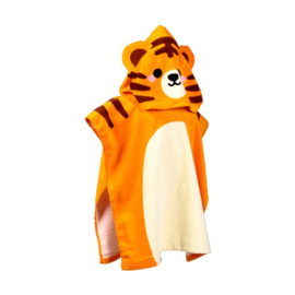 Badcape poncho tijger