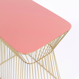 Bold Monkey No Offence side table old pink