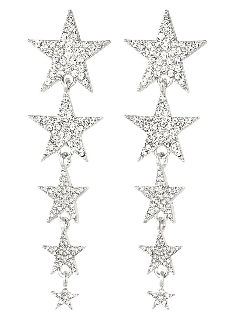 All the stars oorbellen zilver