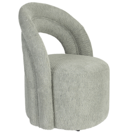 Dutchbone lounge chair Seina swivel green