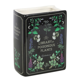 Boekvorm vaas library of poisonous plants