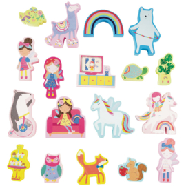 Floss & Rock rainbow fairy speelkoffer set