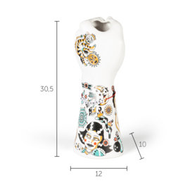 Bold Monkey Liberty Matters vase colourful