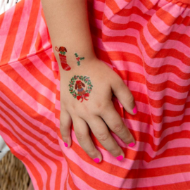 Rex London Plaktattoos kerst teckels