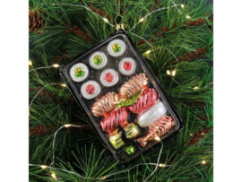 Kerst ornament sushi box
