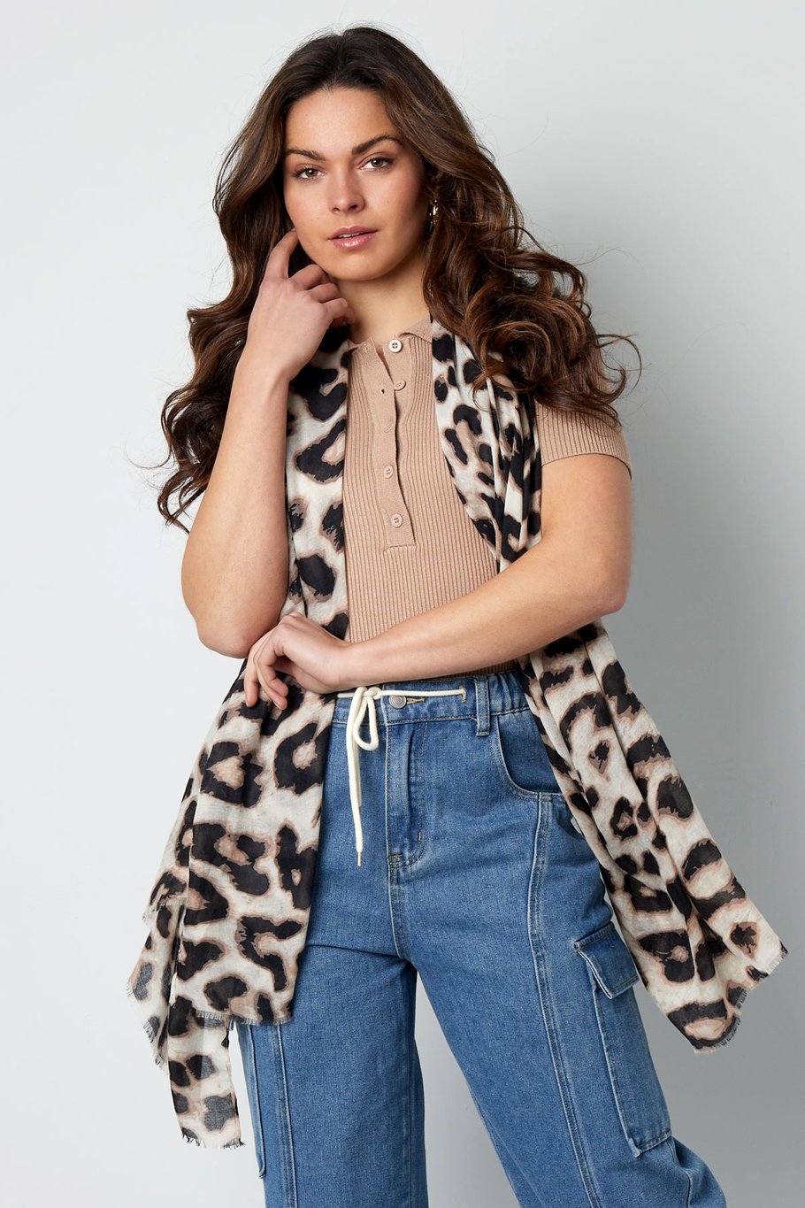 Sjaal leopard