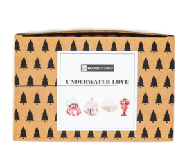 Housevitamin underwater love kerst ornamenten set