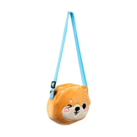 Crossbody knuffel tas hond shiba inu