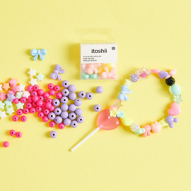 Rico Design kralen sterren pastel mix