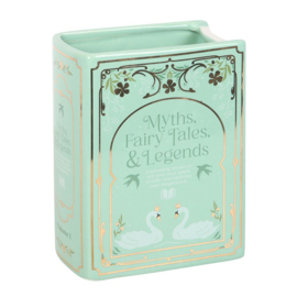 Boekvorm vaas fairytales and legends mintgroen