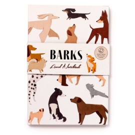 A5 notitieboek honden barks