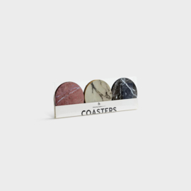 &Klevering coaster marble onderzetters