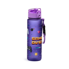 Drinkfles pop top game over paars