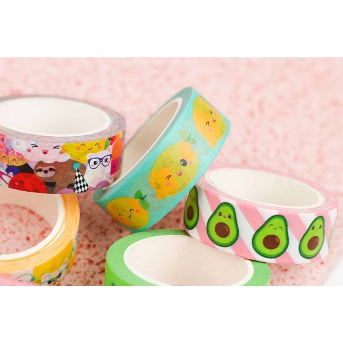 Studio Inktvis washi tape citroen