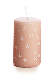 Stompkaars bloemen oudroze