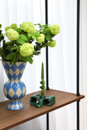 &Klevering Rhombic vaas blauw