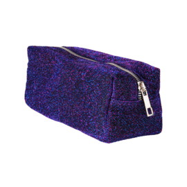 &Klevering glitter case galaxy paars