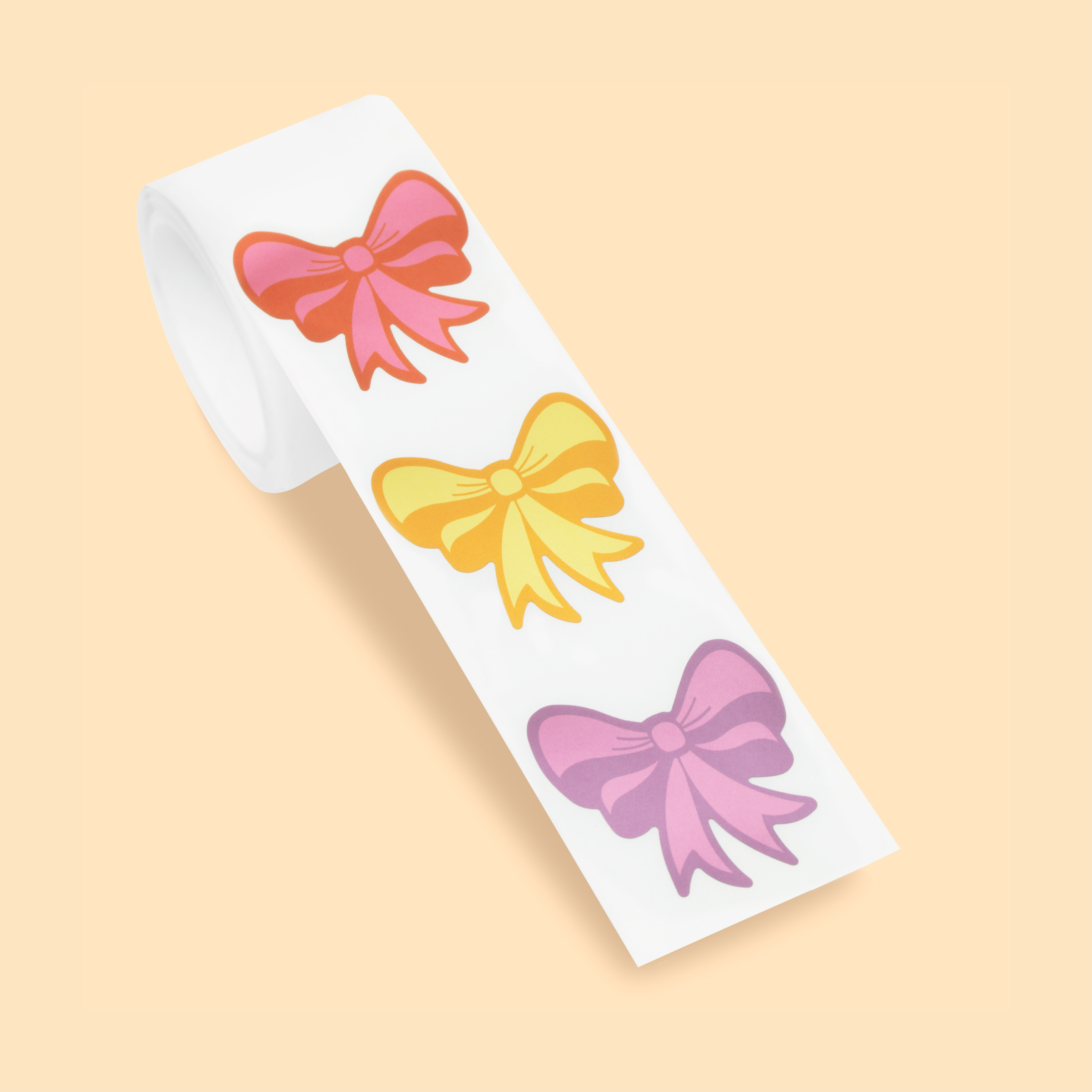 Wowgoods strik stickers op rol