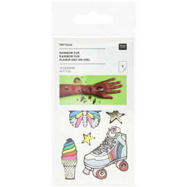 Rico Design plak tatoeages rainbow fun