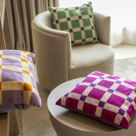 Kussen Blocks deep lavender purple