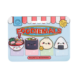 Magnetische boekenleggers ramen & sushi