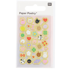 Rico Design mini foliestickers chingu 3 vellen