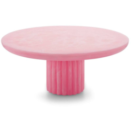 Vondels cake stand resin pink