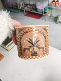 Bloempot palm tiger large