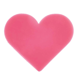 Rico Design gum hart neon roze
