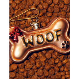 Vondels kerst ornament honden botje woof