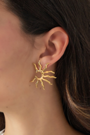 Sunny glow oorbellen goud