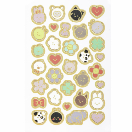 Rico Design mini foliestickers chingu 3 vellen