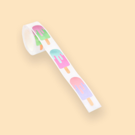 Wowgoods ice cream stickers op rol