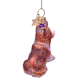 Vondels kerst ornament royal corgi