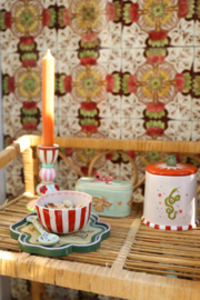 ATLITW mini bakje vogel met strik