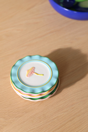 &Klevering plate magic mushroom set van 4